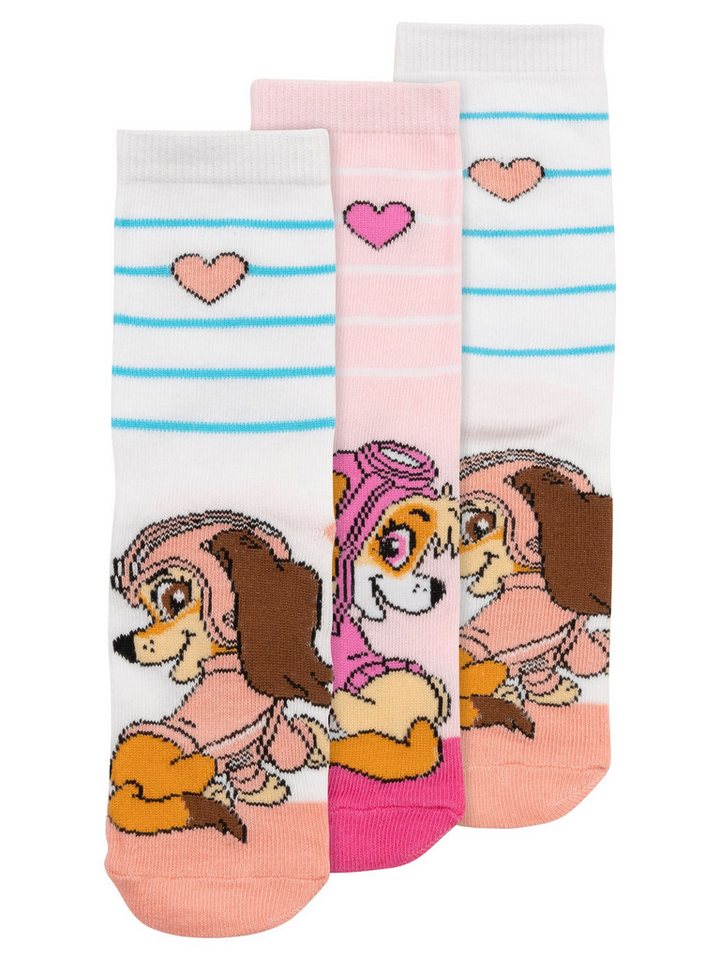 United Labels® Socken Paw Patrol Socken Söckchen Strümpfe (3er Pack) von United Labels®