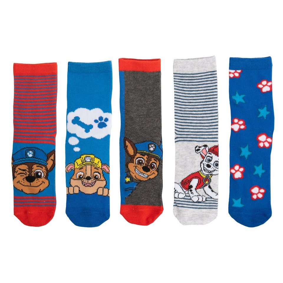 United Labels® Socken Paw Patrol Socken für Jungen Bunt (5er Pack) von United Labels®