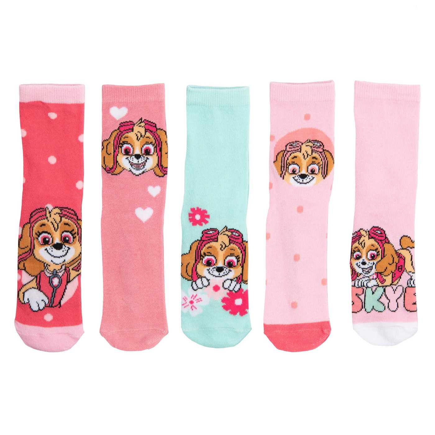 United Labels® Socken Paw Patrol Socken für Mädchen Bunt (5er Pack) von United Labels®