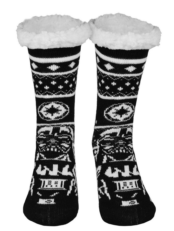 United Labels® Socken Star Wars Darth Vader Hüttensocken Haussocken Kuschelsocken Socken von United Labels®