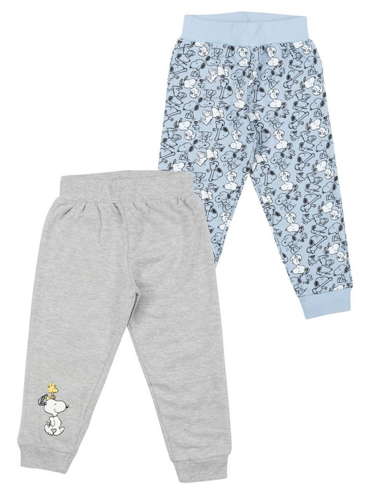 United Labels® Stoffhose Peanuts Snoopy Baby Jogginghose Sweathose Hose Babyhose 2er Pack von United Labels®