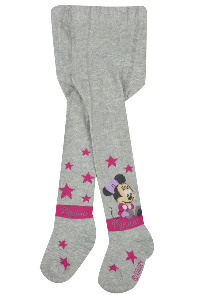 United Labels® Strumpfhose Disney Mickey Mouse Strumpfhose für Mädchen - Minnie Grau von United Labels®