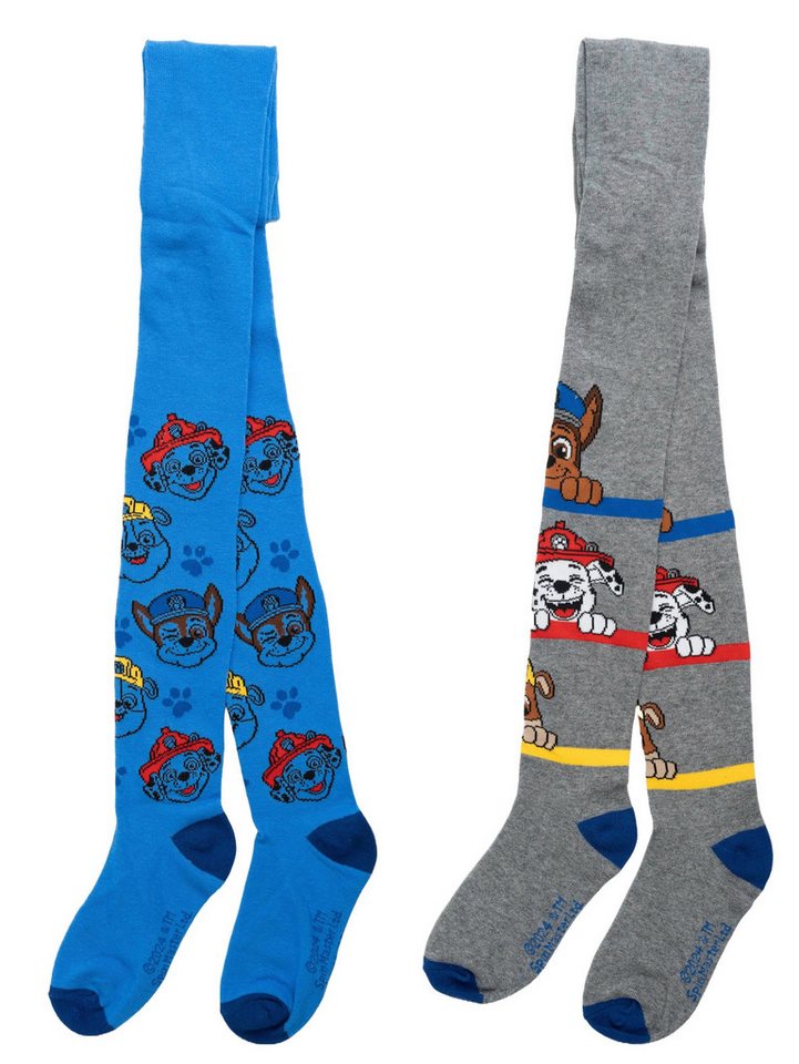 United Labels® Strumpfhose Paw Patrol Strumpfhose Strickstrumpfhose Kinderstrumpfhose 2er Pack von United Labels®