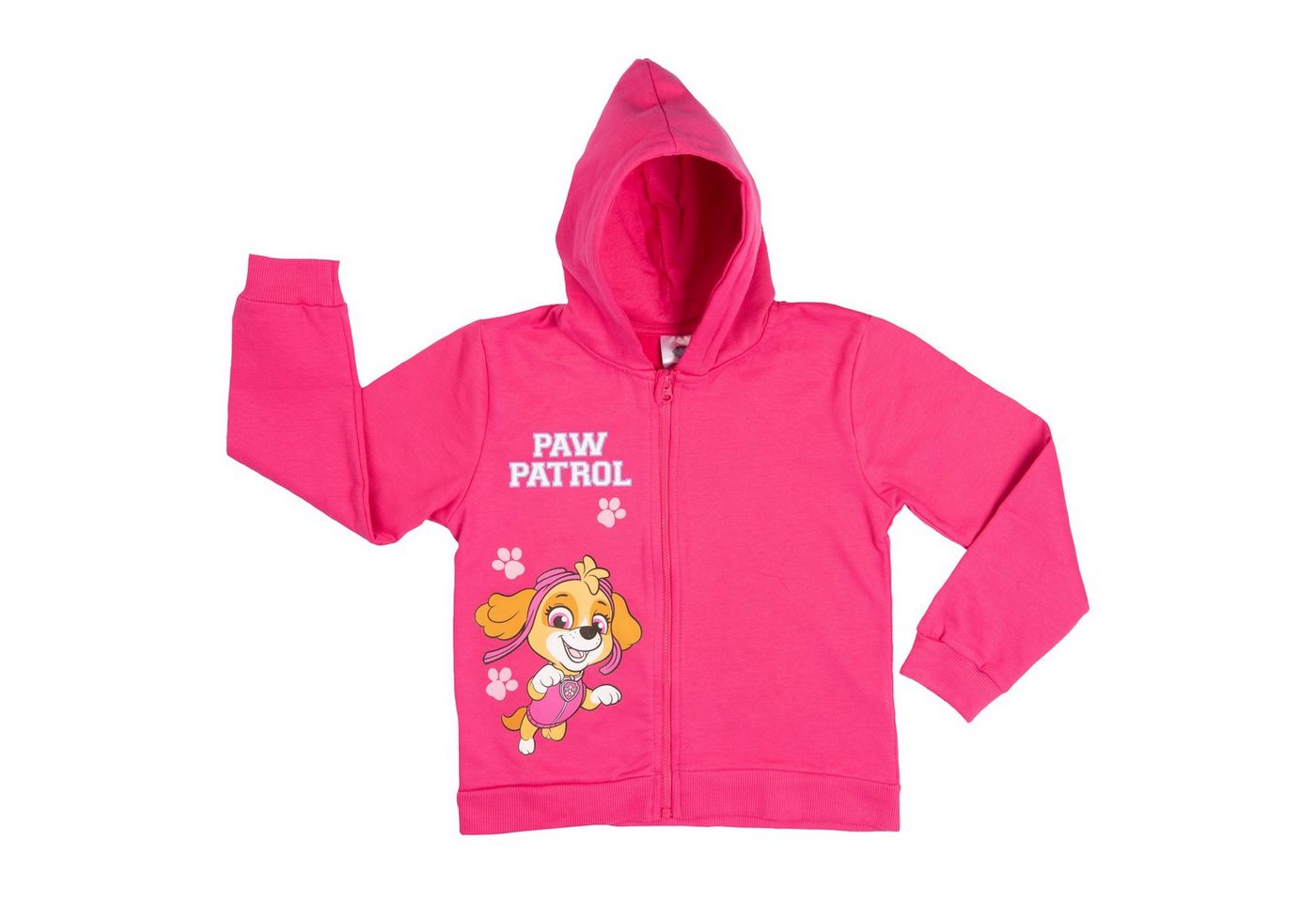 United Labels® Sweatjacke Paw Patrol Kapuzenpullover für Mädchen Sweatshirt Pink von United Labels®