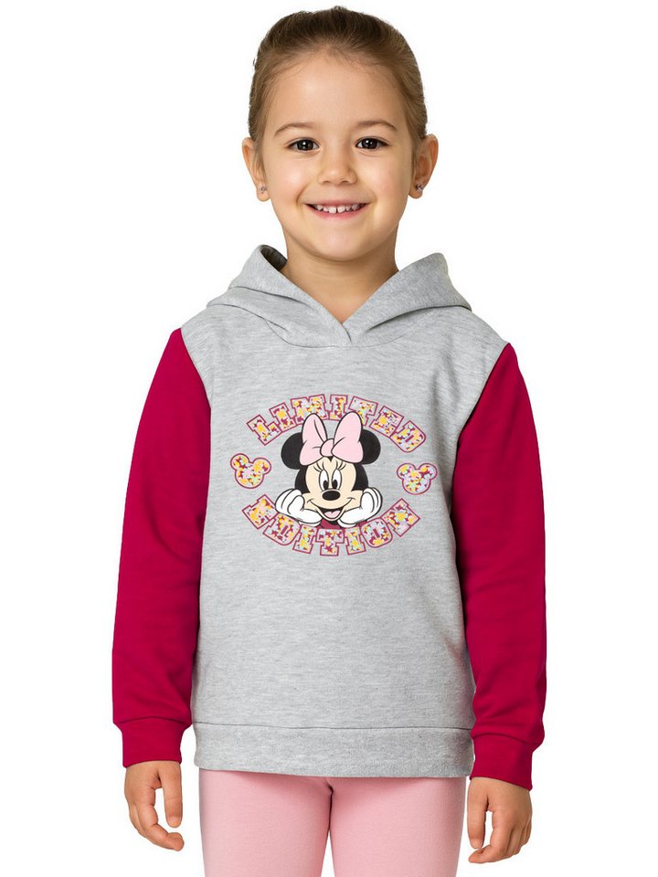 United Labels® Sweatshirt Disney - Minnie Mouse - Limited Edition-Print mit Blümchen, Hoodie von United Labels®