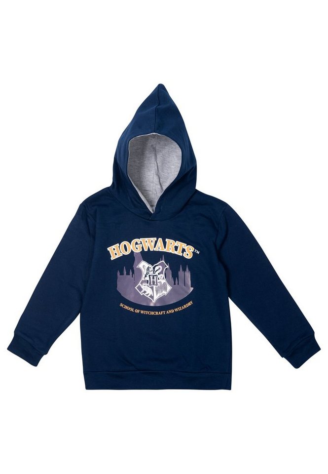 United Labels® Sweatshirt Harry Potter Hoodie für Jungen - Kapuzenpullover Sweatshirt Blau von United Labels®