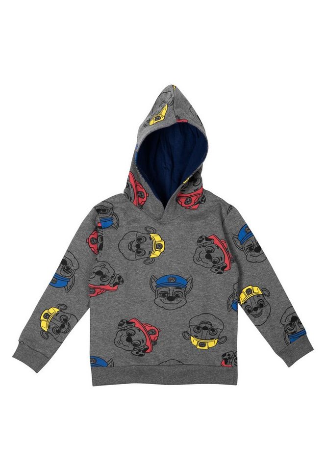 United Labels® Sweatshirt Paw Patrol Hoodie für Jungen - Kapuzenpullover Sweatshirt Grau von United Labels®