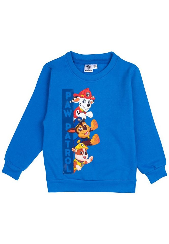 United Labels® Sweatshirt Paw Patrol Pullover für Jungen - Patrol Kinder Sweatshirt Blau von United Labels®