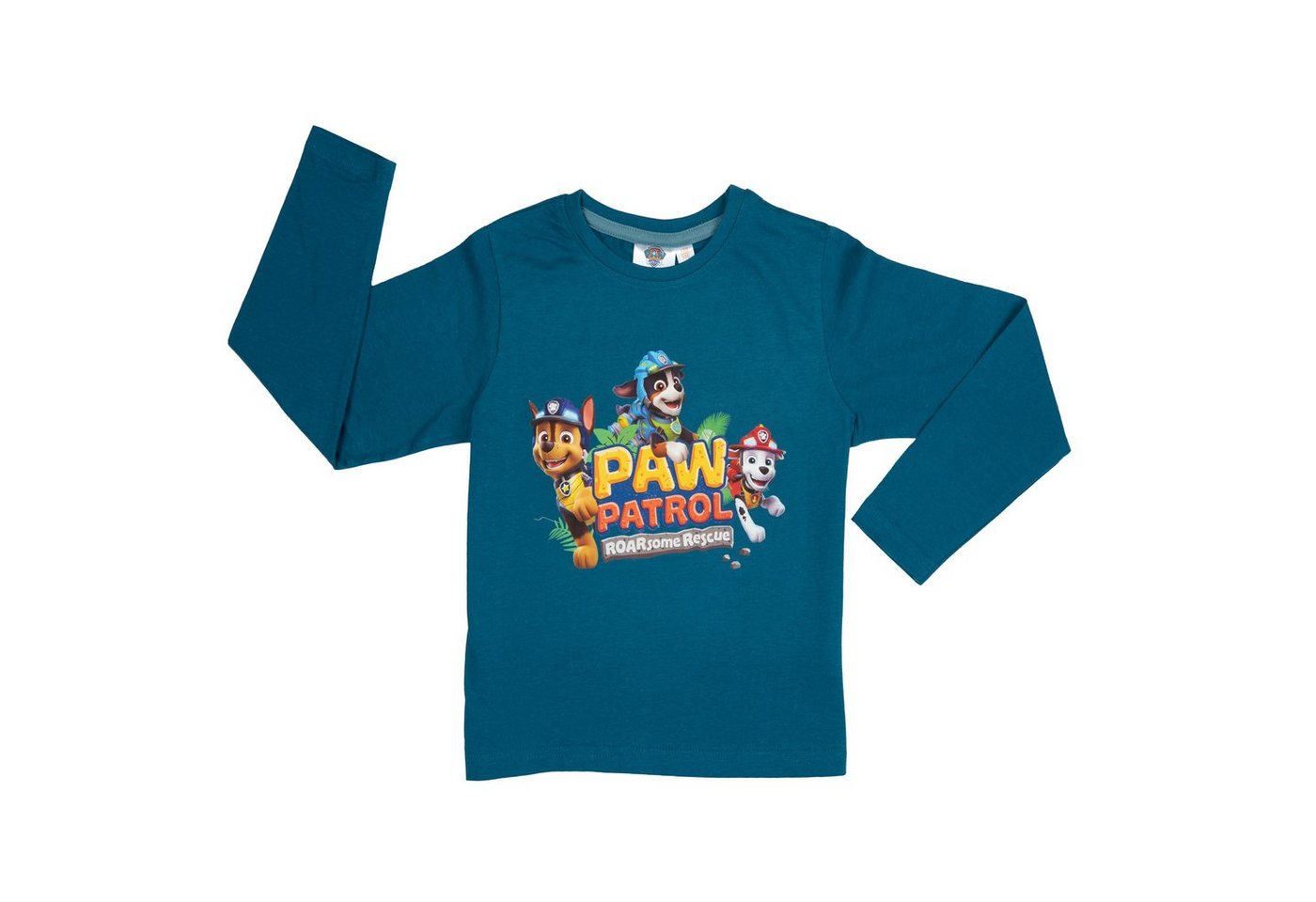 United Labels® Sweatshirt Paw Patrol Pullover für Jungen - Roarsome rescue Langarm Blau von United Labels®