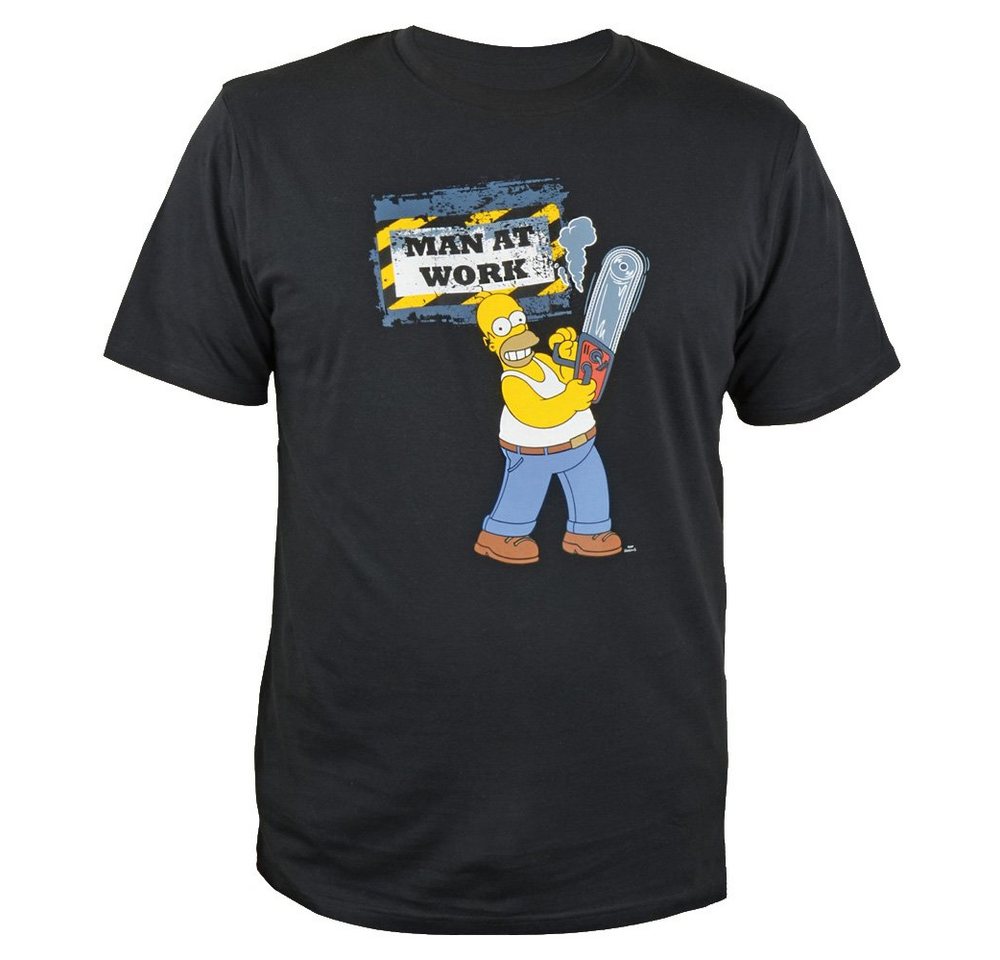 United Labels® T-Shirt Homer Simpson Man at Work - The Simpsons von United Labels®