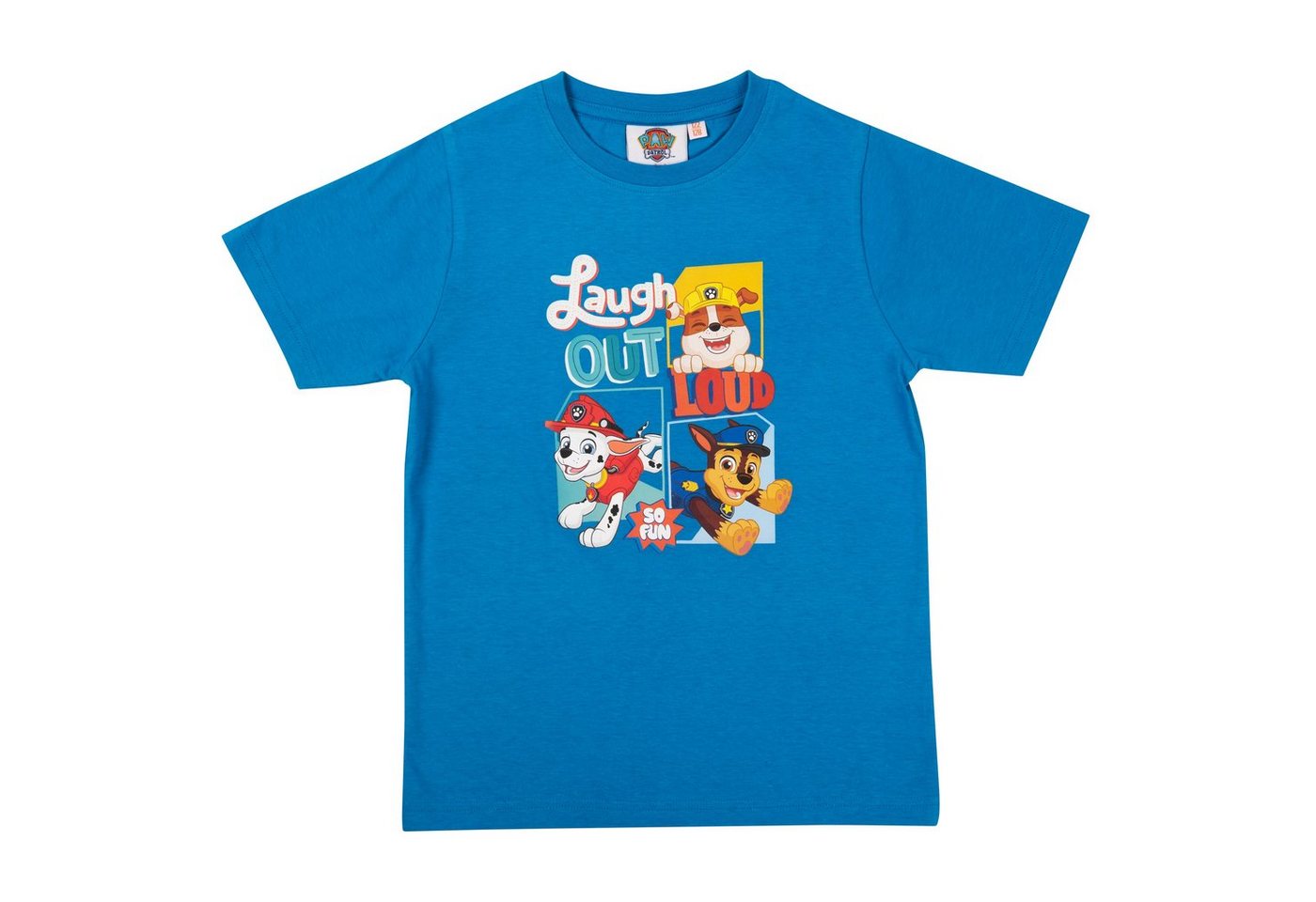 United Labels® T-Shirt Paw Patrol T-Shirt für Jungen – Laugh out loud Blau von United Labels®