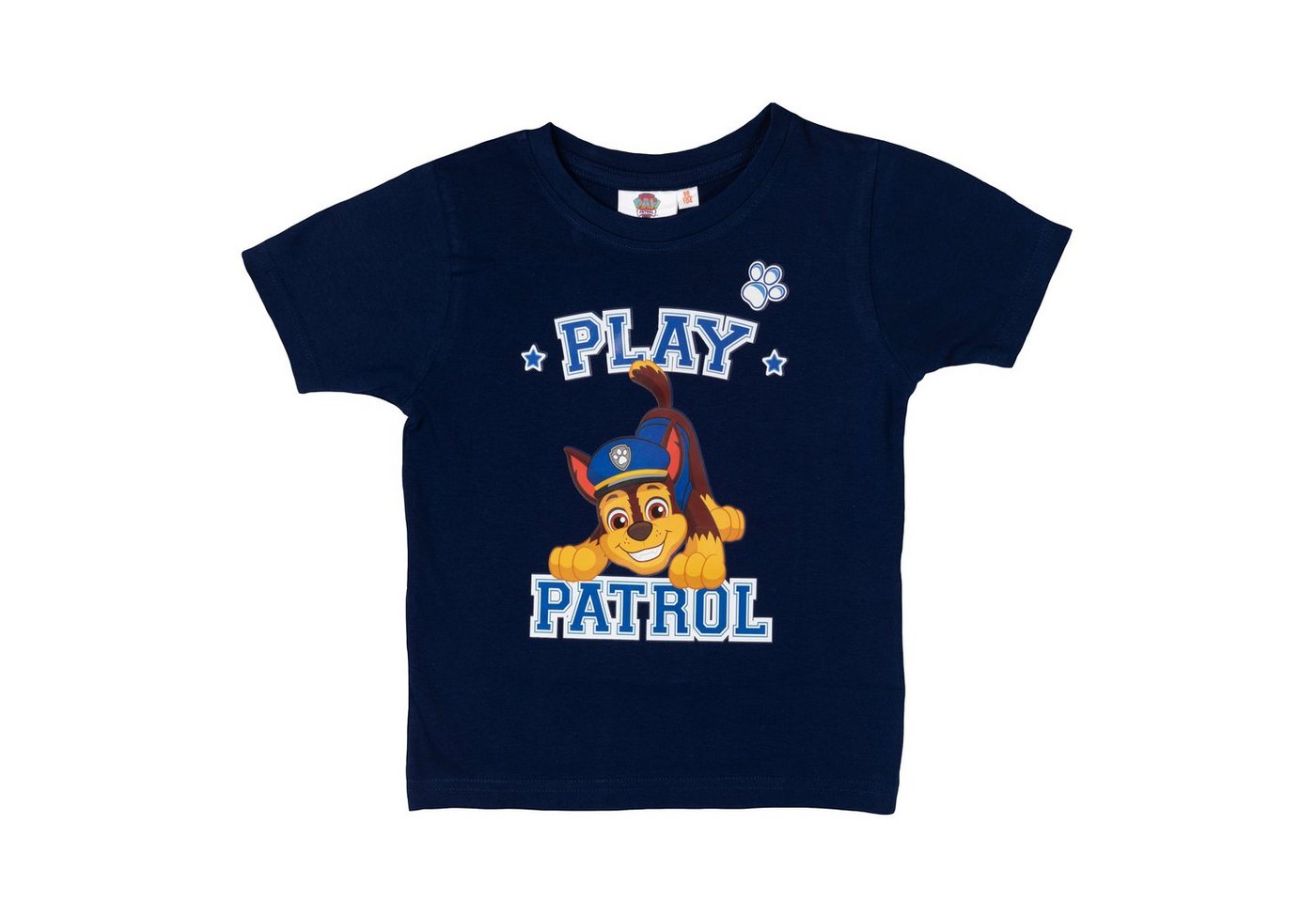 United Labels® T-Shirt Paw Patrol T-Shirt für Jungen – Play Patrol kurzärmlig Blau von United Labels®