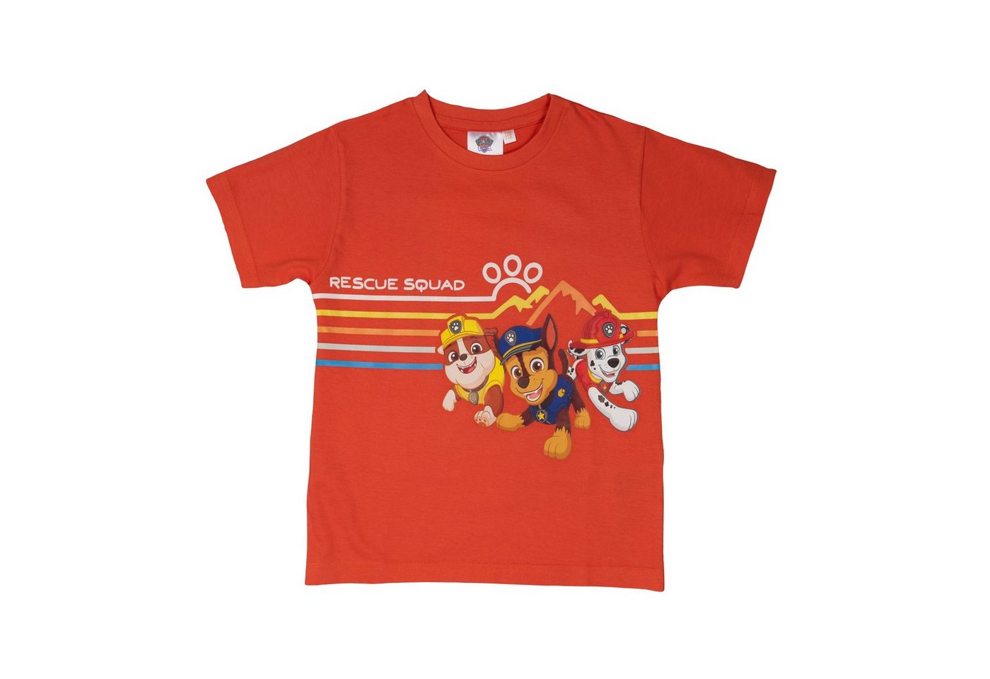 United Labels® T-Shirt Paw Patrol T-Shirt für Jungen – Rescue Squad Rot von United Labels®