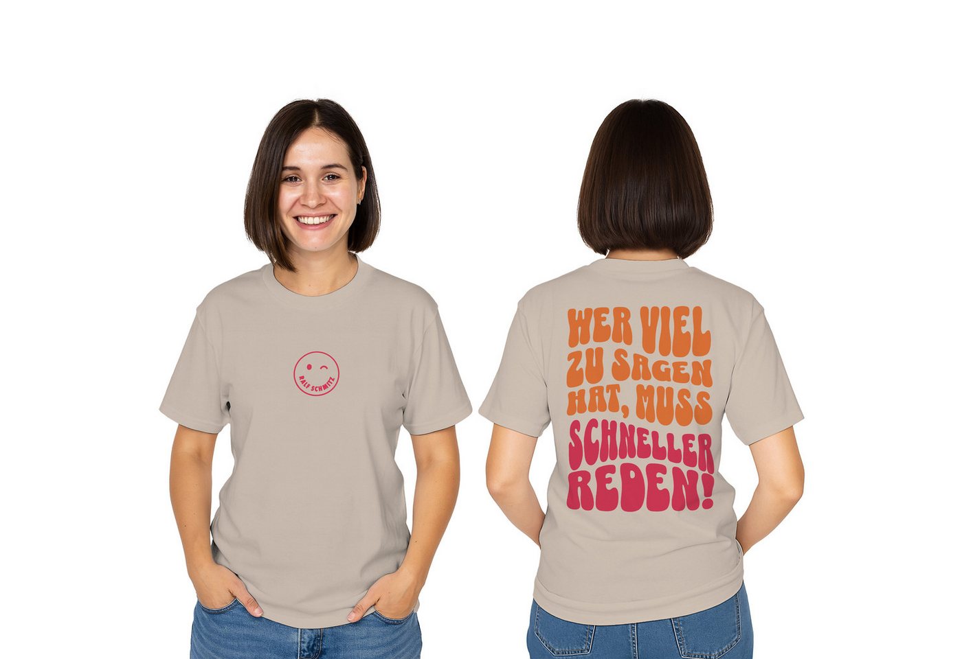 United Labels® T-Shirt Ralf Schmitz - Wer viel zu sagen hat... Tour-Shirt von United Labels®