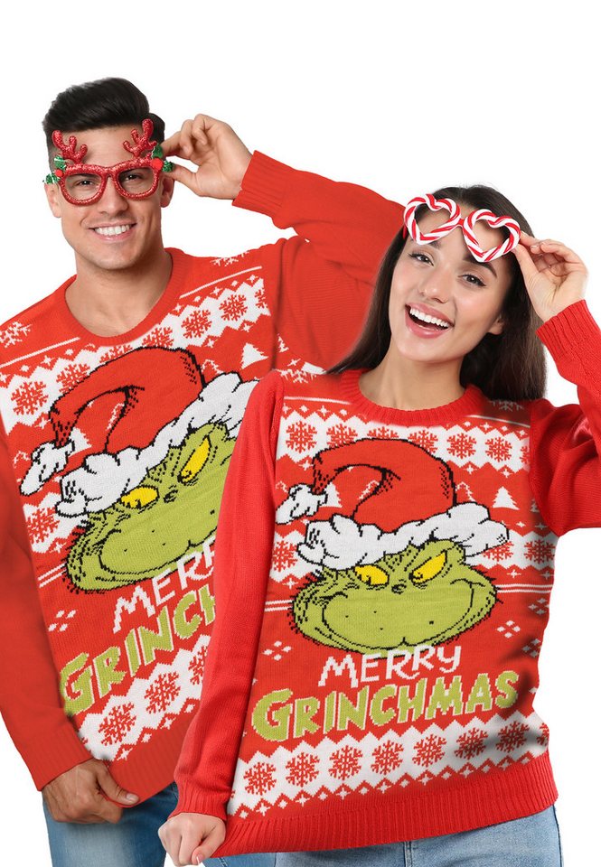 United Labels® Weihnachtspullover The Grinch Merry Grinchmas - Ugly Christmas Sweater von United Labels®