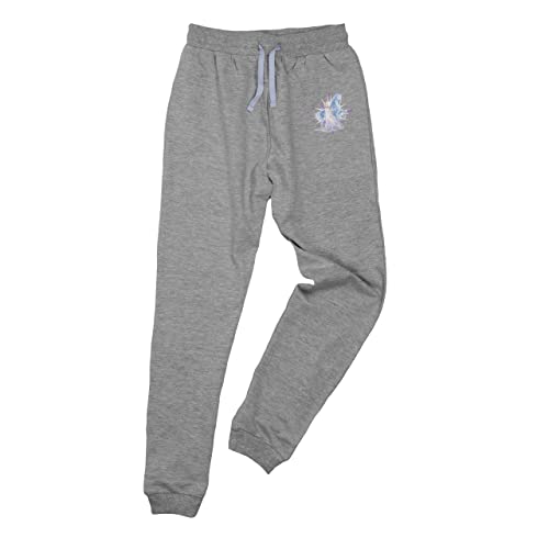 Disney Frozen Jogginghose für Mädchen - Die Eiskönigin Kinder Trainingshose Sweathose Hose Grau (122-128) von United Labels