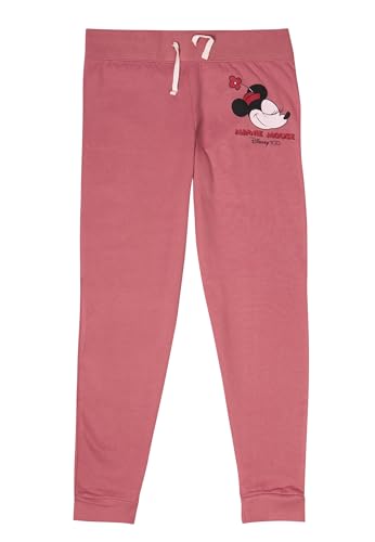 Disney Minnie Mouse Jogginghose für Damen - Trainingshose Sweathose Hose Pink (DE/NL/SE/PL, Alphanumerisch, S, Regular, Regular, Pink) von United Labels