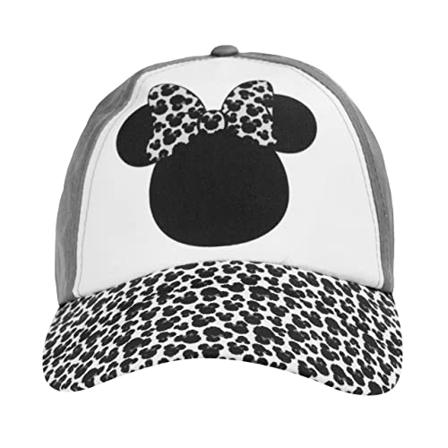 Disney Minnie Mouse Kappe für Damen Basecap Baseballkappe Cap verstellbar Weiß/Grau von United Labels