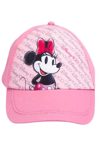 Disney Minnie Mouse Kappe für Mädchen - Kinder Cap Basecap Baseballkappe Sonnenschutz verstellbar Rosa von United Labels