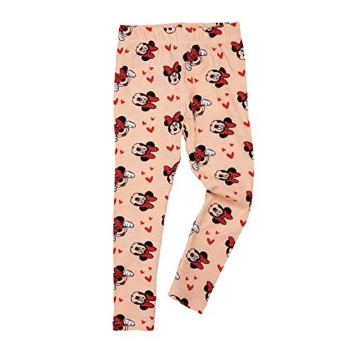 Disney Minnie Mouse Leggings für Mädchen Kinder Leggins Hose Mädchenhose Rosa (86-92) von United Labels