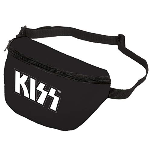 KISS - Bauchtasche Rockband Gürteltasche Hüfttasche Herren Damen Unisex Schwarz von United Labels