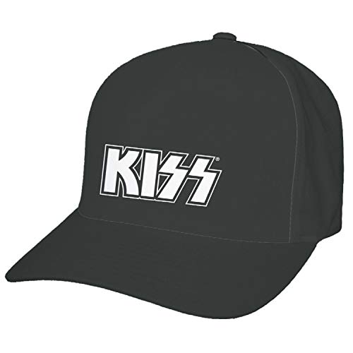 KISS Kappe Unisex Rockband Cap Basecap Baseballkappe Herren Damen verstellbar Schwarz von United Labels