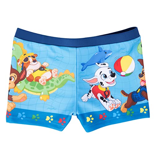 Paw Patrol Badehose für Jungen Schwimmhose Badekleidung Hose Kinder Blau (as3, Numeric, Numeric_122, Numeric_128, Regular) von United Labels