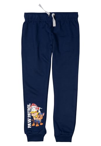 Paw Patrol Jogginghose für Jungen Kinder Trainingshose Sweathose Hose Blau (DE/NL/SE/PL, Numerisch, 110, 116, Regular, Blau) von United Labels