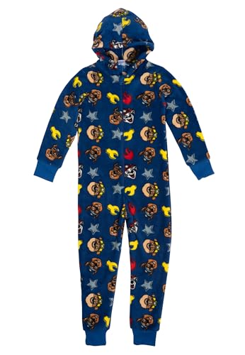 Paw Patrol Jumpsuit für Jungen - Overall Kinder Pyjama Schlafanzug Langarm Blau (DE/NL/SE/PL, Numerisch, 122, 128, Regular, Blau) von United Labels