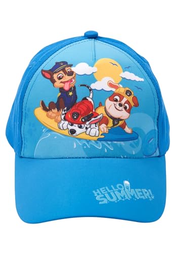 Paw Patrol Kappe für Jungen - Hello Summer Kinder Cap Basecap Baseballkappe Sonnenschutz verstellbar Blau von United Labels