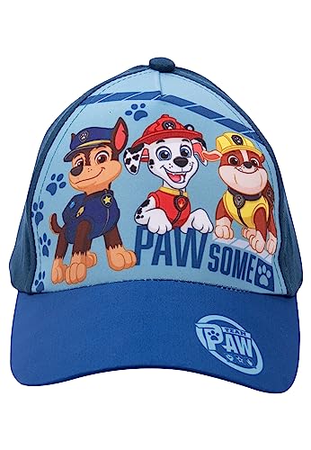 Paw Patrol Kappe für Kinder - Pawsome - Cap Basecap Baseballkappe verstellbar Blau von United Labels