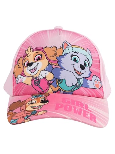 Paw Patrol Kappe für Mädchen - Girl Power Kinder Cap Basecap Baseballkappe verstellbar Rosa von United Labels