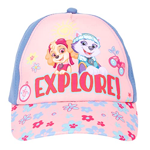 Paw Patrol Kappe für Mädchen Skye - Explore! Kinder Cap Basecap Baseballkappe Sonnenschutz Rosa/Blau von United Labels