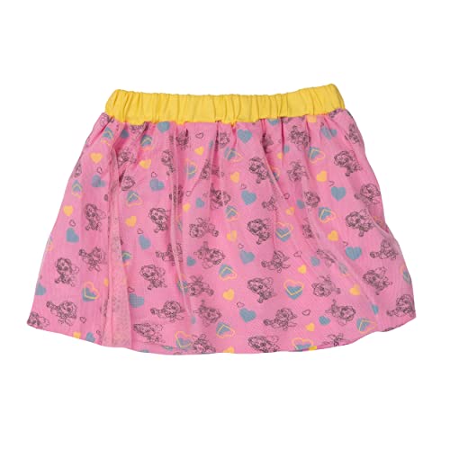 Paw Patrol Rock für Mädchen - Skye & Everest Meshrock kurzer Rock Kleidchen Kleid Pink (122-128) von United Labels