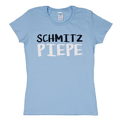 Ralf Schmitz T-Shirt - Schmitzpiepe Slim Fit Oberteil Shirt Rundhalsshirt Tour Fanartikel Blau (as3, Alpha, x_l, Regular, Regular, XL) von United Labels