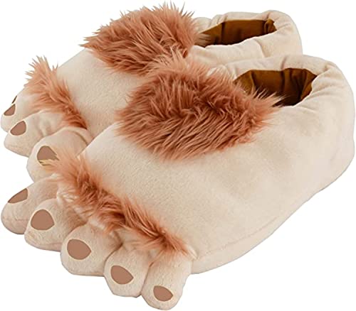 United Labels Hausschuhe 3D Halflinger Füße Hobbit Slipper Plüsch Pantoffeln (38/40 EU, numeric_38) von United Labels