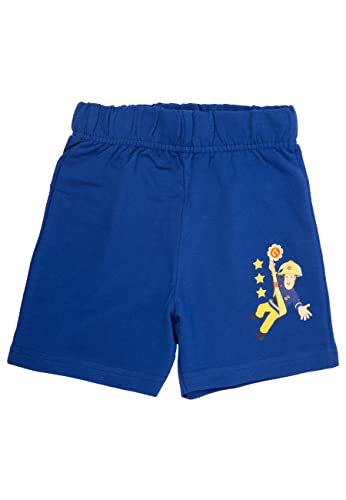 United Labels Feuerwehrmann Sam Shorts für Jungen Kinder Kurze Hose Trainingshose Bermuda Blau (as3, Numeric, Numeric_110, Numeric_116, Regular) von United Labels