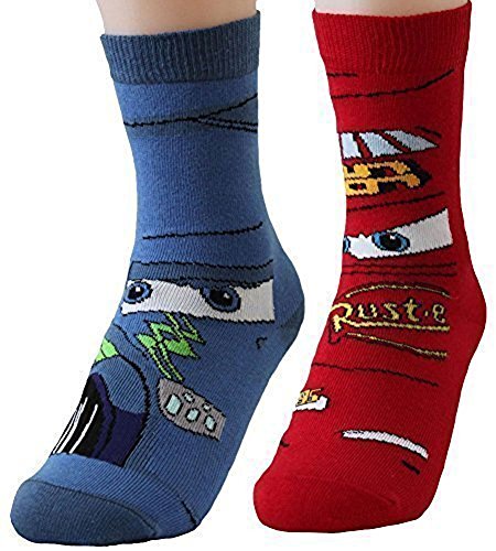 United Labels Kinder Socken Cars 2er Blau Rot 23-26 von United Labels