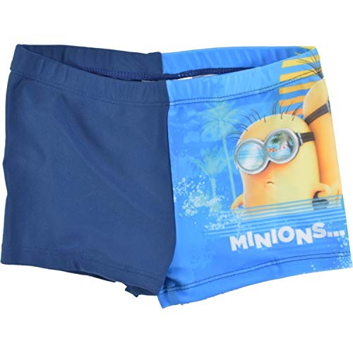 United Labels Minions Jungen Badehose Cooler Than You, blau, Gr. 110/116 von United Labels