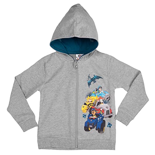 United Labels Paw Patrol Kapuzenpullover für Jungen mit Reißverschluss Hoodie Sweatjacke Grau (as3, Numeric, Numeric_98, Numeric_104, Regular, 98-104) von United Labels