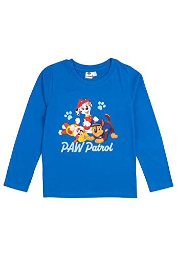 United Labels Paw Patrol Pullover für Jungen - Kinder Sweatshirt Oberteil Langarm Blau (as3, Numeric, Numeric_86, Numeric_92, Regular) von United Labels
