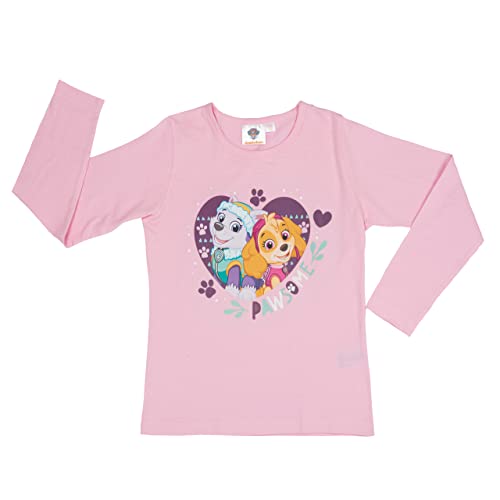 United Labels Paw Patrol Pullover für Mädchen - Pawsome Kinder Sweatshirt Oberteil Langarm Rosa (as3, Numeric, Numeric_110, Numeric_116, Regular, 110-116) von United Labels