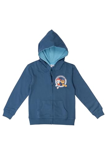 United Labels Paw Patrol Sweatjacke für Jungen - Kinder Kapuzenpullover mit Reißverschluss Hoodie Blau (DE/NL/SE/PL, Numerisch, 110, 116, Regular, Blau) von United Labels