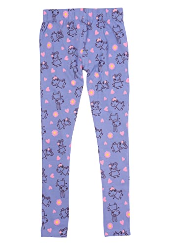 United Labels Peppa Wutz Leggings für Mädchen - Kinder Leggins Hose Mädchenhose Sporthose Lila (as3, Numeric, Numeric_86, Numeric_92, Regular) von United Labels