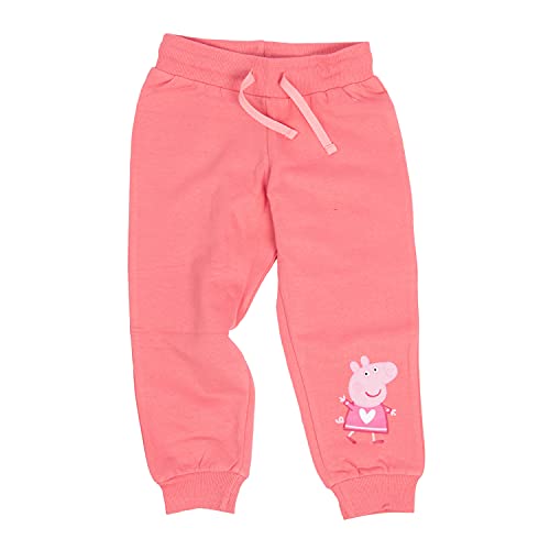 United Labels Peppa Wutz Mädchen Kinder Joggingshose Trainingshose Sweathose Rosa Gr. 110-116 von United Labels