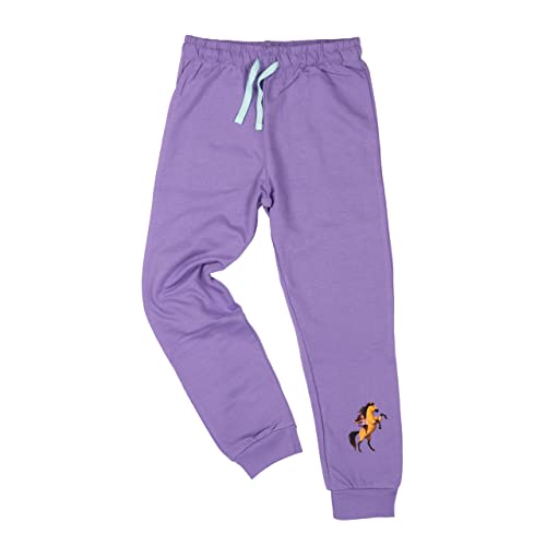 United Labels Spirit Jogginghose für Mädchen - Pferde Kinder Trainingshose Sweathose Hose Lila von United Labels