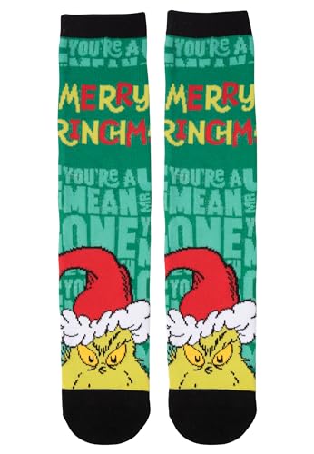 United Labels The Grinch Socken für Herren - Merry Grinchmas Sneaker Herrensocken Grün (43-46) von United Labels