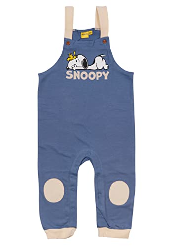 United Labels The Peanuts Snoopy Latzhose für Mädchen - Hose mit Hosenträger Overall Lila (86-92) von United Labels