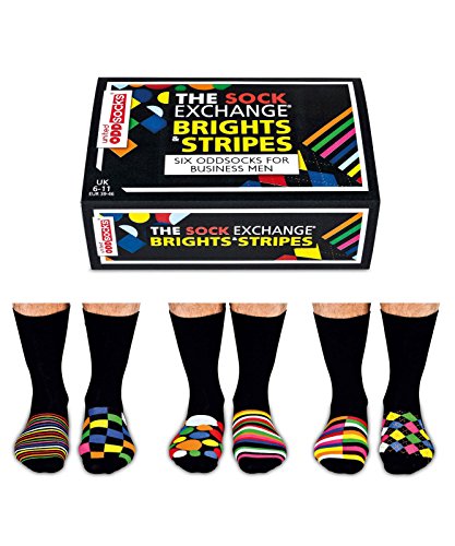 The Sock Exchange - Socken, kräftige Farben und Streifen von United Oddsocks