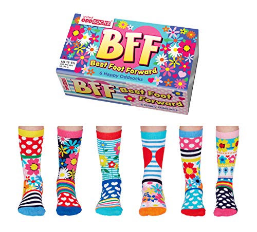 BFF Beste Freunde Oddsocks Socken in 30,5-38,5 im 6er Set - Strumpf von United Oddsocks